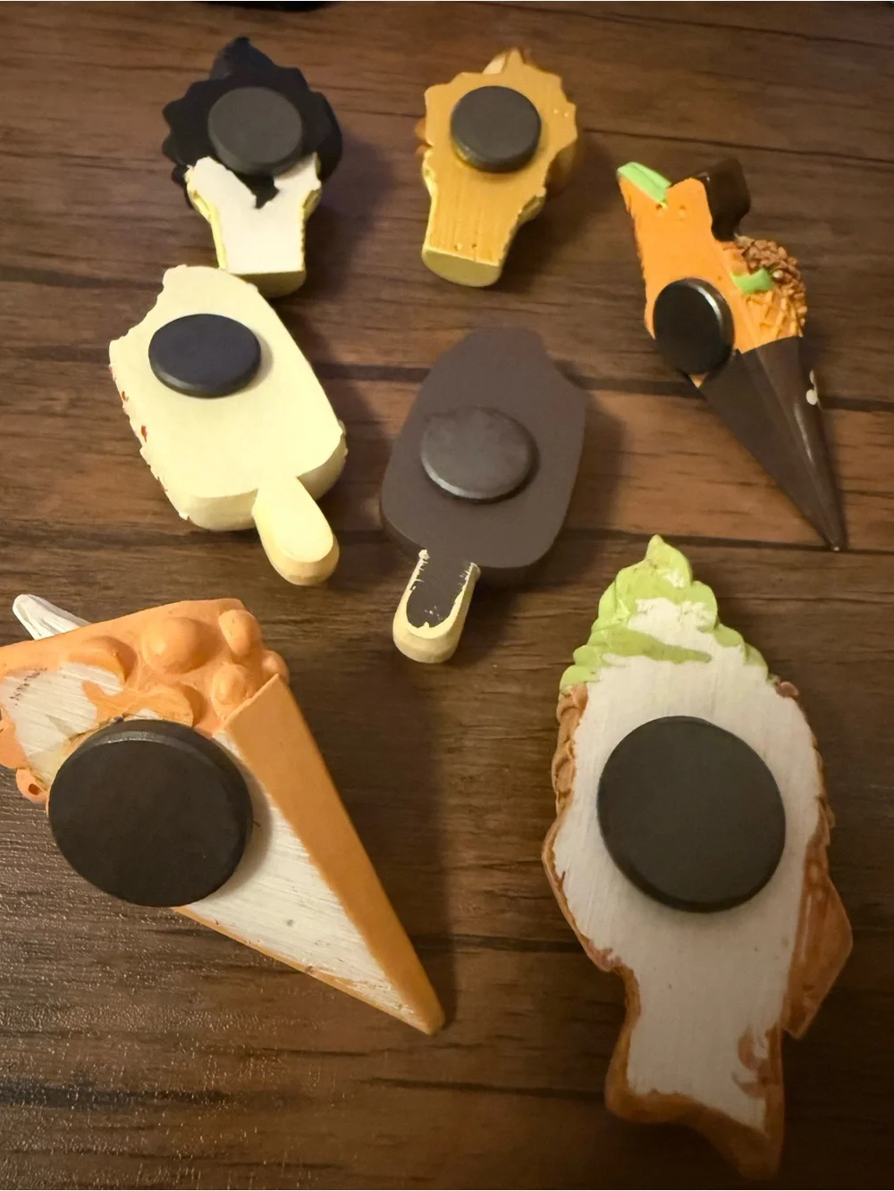 Ice Cream Novelty Kitchen Magnets - Multicolor Decorative Set